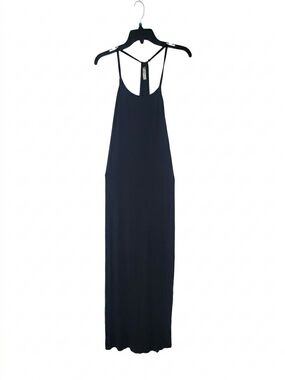 Fabletics Black Strappy-Back Maxi Dress